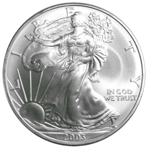 2003 1 Oz Silver $1 AMERICAN EAGLE Coin.