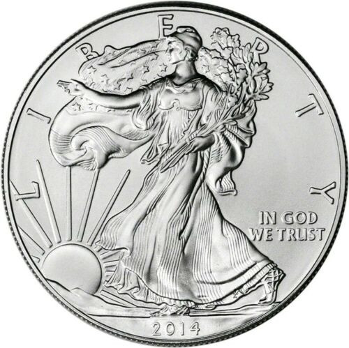 2014 1 Oz Silver $1 AMERICAN EAGLE Coin.