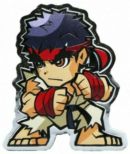 2021 1 Oz PROOF Silver $1 Fiji STREET FIGHTER MINI FIGHTERS: RYU Coin.