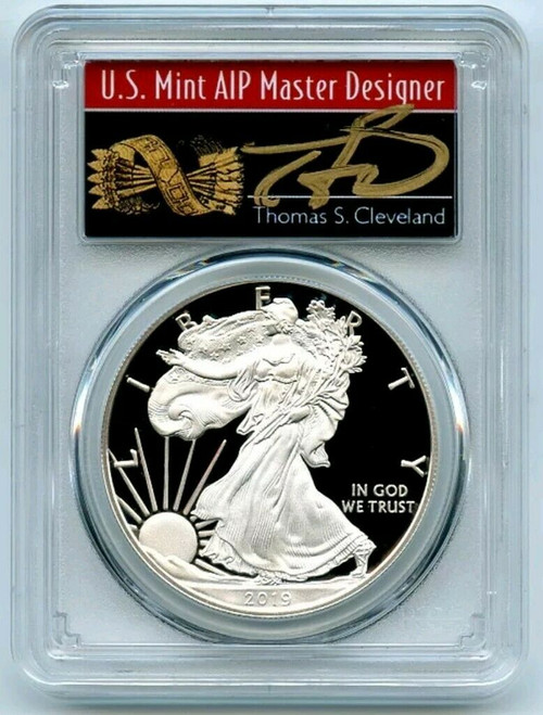 2019 W $1 PROOF Silver EAGLE PCGS PR70DCAM FS 1 of 500 Thomas Cleveland Arrows.