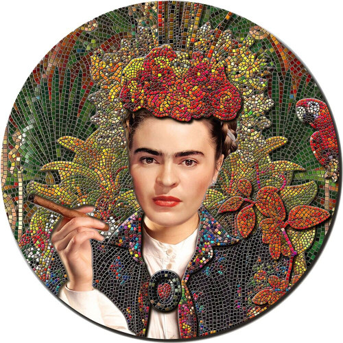 2023 $20 Palau Great Micromosaic Passion II FRIDA KAHLO LA MARAVILLA 3 Oz Silver Proof Coin.