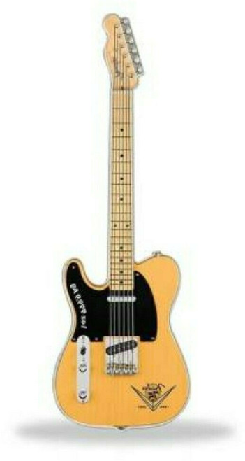 2021 1 Oz Silver $2 Solomon Island 75TH ANNIV. FENDER TELECASTER GUITAR Coin.