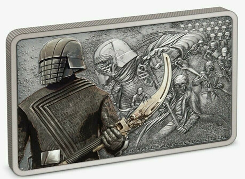 2021 1 Oz Silver $2 Niue STAR WARS KNIGHTS OF REN Guards Of The Empire Coin.