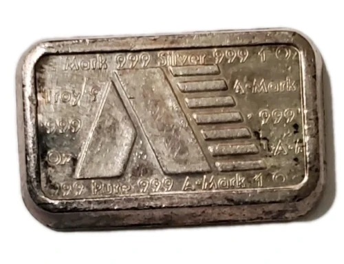 1981 1 Oz Silver AMARK Vintage Bar # S 172