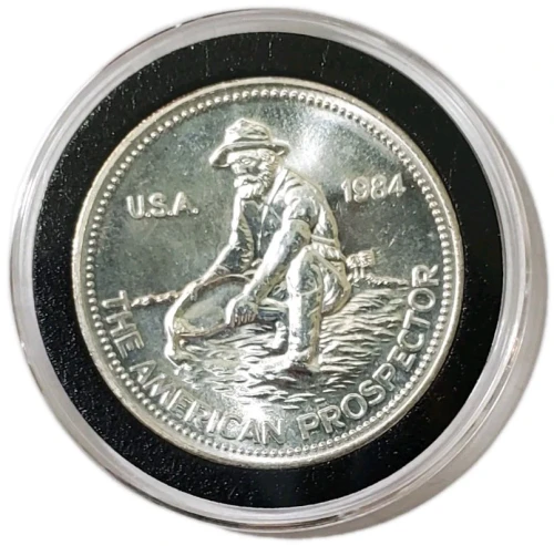 1984 1 Oz Silver ENGELHARD Vintage Coin.