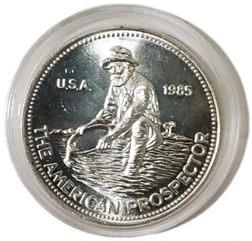 1985 1 Oz Silver ENGELHARD Vintage Coin.
