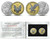 2021 2 x 1 Oz Silver ENNOBLED AMERICAN EAGLE Type 1 N Type 2 Coins Set.