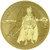 2019 1 Oz GOLD 1 Clay South Korea ZI:SIN Scrofa BU Ghost Coin. 