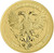 2019 1 Oz GOLD Germania 100 Mark OAK LEAF BU Coin, 500 Pieces Minted.