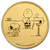 2021 1 Oz GOLD PEANUTS® SNOOPY N CHARLIE BROWN VALENTINE Coin.