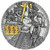 2019 2 Oz Silver $5 Niue MAYAN Warriors Antique Finish Coin.