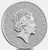 2020 2 Oz Silver UK Queen Beast WHITE LION OF MORTIMER Coin.