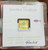 1 Gram GOLD GEIGER FISH Bar In Assay.