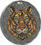 2022 2 Oz Silver $5 Niue Mandala Collection TIGER Antique Finish Coin - COA #5