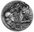 2021 3 Oz Silver $20 Palau THESEUS N MINOTAUR PCGS MS70 Gold Shield Coin.