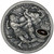 2021 2 Oz Silver $2 Niue Demigods HERACLES PCGS MS70 Gold Shield Coin.