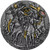 2022 5 Oz Silver $12 Niue FOUR HORSEMEN OF THE APOCALYPSE PCGS MS70 Gold Shield Coin.