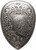 RARE 1 Kilo Silver South Korea SHIELD OF HENRY II Stacker Antique Finish  Bar.