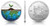 2022 $1 Fiji EARTH Colored 1 Oz Silver Coin.