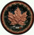 2016 1 Oz Silver Canada UNIVERSE LOGARITHMIC MAPLE Coin, 24K ROSE GOLD Plated.