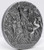 2021 $20 Cook Islands Titans CRONUS Antique Finish 3 Oz Silver Coin.