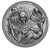 2022 $5 Niue Assassins SICARII Antique Finish 2 Oz Silver Gilded Coin.