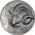 2022 1000 Togrog Mongolia MAGNIFICENT ARGALI 2 Oz Silver Black Proof Coin.