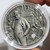 2021 2 Oz Silver $5 Niue The Gangsters AL CAPONE Antique Finish Gilded Coin.