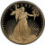 2021-W 1/2 Oz GOLD $25 AMERICAN EAGLE Type 2 PCGS PR70DCAM Gold Shield Coin.