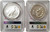 2023-P $1 MORGAN N PEACE DOLLAR PCGS MS70 First Strike Silver Set.