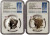 2023-S Reverse Proof MORGAN N PEACE DOLLAR NGC PF70 FDOI Blue Label Coins Silver Set.