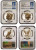 2023-S Reverse Proof MORGAN N PEACE DOLLAR NGC PF70 FDOI Blue Label Coins Silver Set.