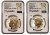 2023-S $1 Reverse Proof MORGAN N PEACE DOLLAR NGC PF70 First Day Of Issue Congratulations Label White Slab Silver Coins Set.