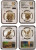 2023-S $1 Reverse Proof MORGAN N PEACE DOLLAR NGC PF70 First Day Of Issue Congratulations Label White Slab Silver Coins Set.