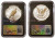 2023-S $1 Reverse Proof MORGAN N PEACE DOLLAR NGC PF70 First Day Of Issue Black Slab Silver Coins Set.