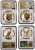 2023-S $1 Reverse Proof MORGAN N PEACE DOLLAR NGC PF70 First Day Baltimore Yellow Label Silver Coins Set.