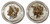 2023-S Reverse Proof MORGAN N PEACE DOLLAR NGC PF70 FDOI Golden Gate Label Silver Coins Set.