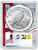 2023-S $1 PEACE DOLLAR PCGS PR70DCAM FDOI Pittsburgh Ana San Francisco Golden Gate Label Silver Proof Coin.