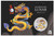 2024 1 Oz Silver $1 Australia YELLOW YEAR OF THE DRAGON Melbourne Money Fair Colored Coin In Card.