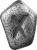 2024 1 Oz Silver Germania Mint GEBO Rune Ennobled Antique Finish Cast Bar.