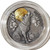 2020 2 Oz Silver $5 Niue Wildlife In The Moonlight GRAY WOLF Antique Finish Coin.