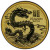 2024 1/2 Oz GOLD $50 Australia YEAR OF THE DRAGON PCGS MS70 Gold Shield Label Coin.