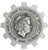 2020 2 x 1 Oz Silver Tuvalu INDUSTRY IN MOTION Gear Shaped Coin Set.