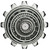 2020 2 x 1 Oz Silver Tuvalu INDUSTRY IN MOTION Gear Shaped Coin Set.
