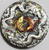 2021 2 Oz Silver $2 Tuvalu DOUBLE DRAGON N YIN YANG KOI FISH High Relief Antique Finish Coin.