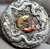 2021 2 Oz Silver $2 Tuvalu DOUBLE DRAGON N YIN YANG KOI FISH High Relief Antique Finish Coin.