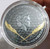 2020 3 Oz BLACK PROOF Silver $5 Niue GUAN YU Five Tiger Generals Coin.