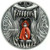 2019 2 Oz Silver $10 Palau Fear Tales LITTLE RED RIDING HOOD Antique Finish Coin.