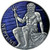 2021 3 Oz Silver 3000 Francs Cameroon Planets N Gods NEPTUNE Antique Finish Coin.