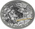2021 2 Oz Silver $5 Niue Assassins KNIGHTS TEMPLAR Antique Finish Coin.